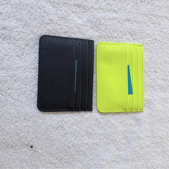 Other - Black and Yellow Card Holder Set